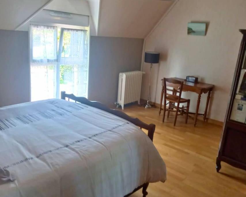 Maison En Pierre Au Milieu Du Bocage Coulouvray-Boisbenâtre Exteriör bild